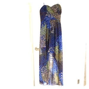 Gorgeous Spring “Peacock” inspired dress